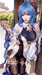 #girl 赛博coser AI绘画 甘雨 coser AI Gan Yu - Shura94的插画