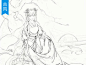 【古风插画】古风女性人物构图技巧详解