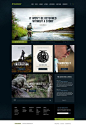 Sage Fly Fishing by Josh Ashton, via Behance | love the simplicity