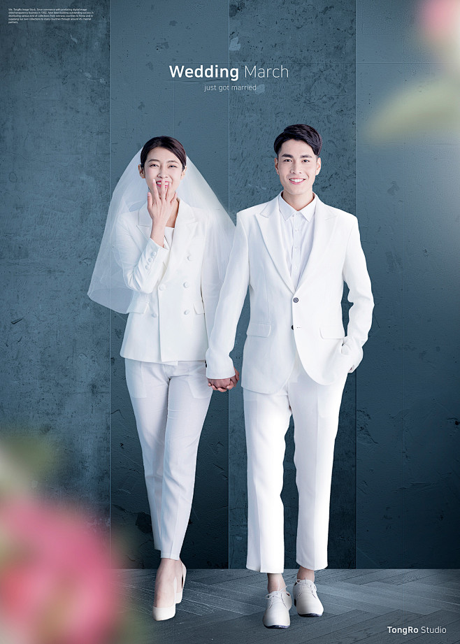 白色西装头纱俊男美女婚纱摄影新婚情侣海报设计psdti433a0901
