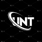 UNT logo.UNT的信UNT字母标识设计。首字母为UNT标识，并附有圆圈和大写字母标识。UNT