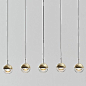 Seed Design Copper Dora LED Linear Chandelier Light at Lumens.com