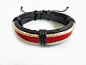 Bangle leather bracelet men bracelet women bracelet girls bracelet made of hemp ropes and leather cuff bracelet  SH-2212