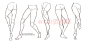 #SAI资源库# 动漫男姓身体各部位绘画参考：眼、脚、腿、脸部、手、躯干等，拿去练习，转需~
