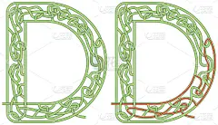 迷宫字母D
