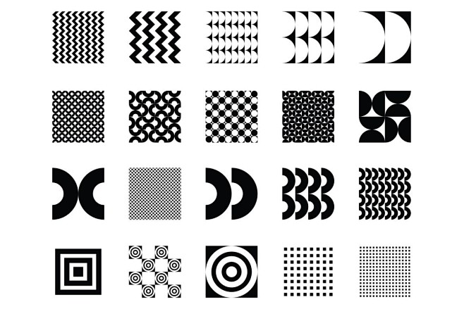 企业品牌辅助图案装饰元素应用场景100 seamless geometric patterns插图(15)