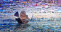 The Emirates Air-Line "New Perspective" campaign : Mosaic illustrations for the "New Perspective" campaign of Emirates Airlines for the Emirates Air - Line in London.