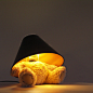 一盏温暖的泰迪熊台灯-家居-瑞丽女性网