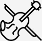 小提琴美丽乐器图标 标识 标志 UI图标 设计图片 免费下载 页面网页 平面电商 创意素材