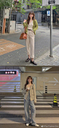 OOTD｜适合韩系女生的早春穿搭Look ​​​​#时尚穿搭# ​​​​