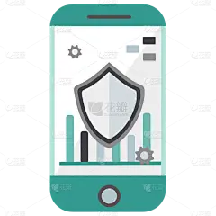 扁平-网络数据安全元素贴纸-SVG5