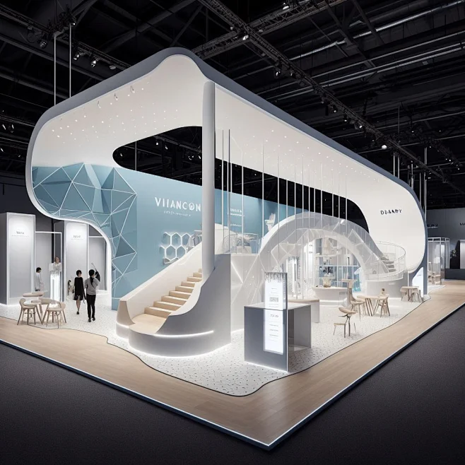 ai Exhibition Stand Exhibition Design booth exhibition stand 3D ...