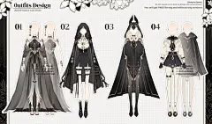 #绘画参考# 角色设... - @CG原画的X先生的微博 - 微博