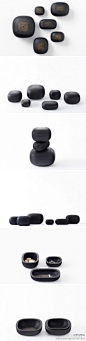 'lacquered paper-objects' by nendo 纸浆压紧cnc再上色