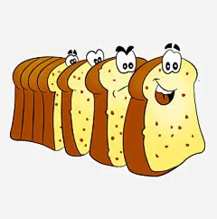 卡通面包片免抠素材_新图网 https://ixintu.com 卡通 手绘 面包 面包片