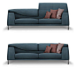 Italian designer Mauro Lipparini designed this Vita sofa for Italian company Bonaldo. It will be launched this year at Salone in Milan. I’m loving that the backrest can be raised or folded over, depending on your comfort needs.