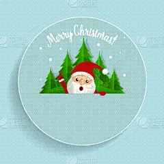 圣诞老公,贺卡,生日,可爱的,白昼,请柬,问候,庆祝,装饰