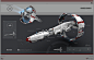 Primae - Noctis ship design, Georg Hilmarsson : Ship design for Eve-Online.  Done in photoshop