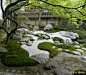 日式庭院：12个“枯山水庭院”设计，用石头打造花园也灵性十足