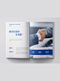 高级感宣传册排版设计，蓝色企业画册