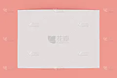 折叠的,白色,小册子,空白的,红色背景,三个物体,开着的,贺卡,水平画幅,无人