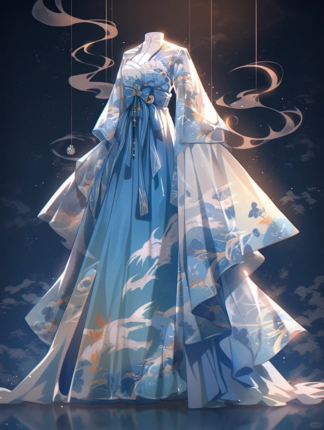 仙侠服饰｜青霜雪-花瓣网