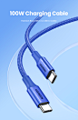 83.13HKD 25% de DESCUENTO|Ugreen Cable USB tipo C a tipo C para MacBook, Samsung, PD100W, Cable de carga rápida QC4.0| |   - AliExpress : ¡Compra fácil, vive mejor!  Aliexpress.com