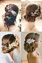18 Most Romantic Bridal Updos ♥ Beautiful wedding hairstyles that are perfect for a rustic chic summer wedding or an elegant affair. www.weddingforward.com/romantic-bridal-updos-wedding-hairstyles/  #weddinghairstyles #bridalhairstyles: 