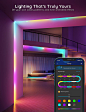 Amazon.com: Govee RGBIC LED Strip Lights, 16.4ft Smart LED Lights for Bedroom, Bluetooth LED Lights APP Control, DIY Multiple Colors on One Line, Color Changing LED Lights Music Sync for Gaming Room, Indoor : Tools & Home Improvement