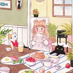 软萌童真插画·韩国插画师yoovora