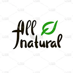 所有自然-激发动机的引用。手绘美丽的字母。打印励志生态海报，生态t恤，自然袋，杯子，卡片，传单，环保