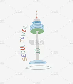 名声,乱画,首尔,塔,公寓,旅途,国内著名景点,电视机,现代
