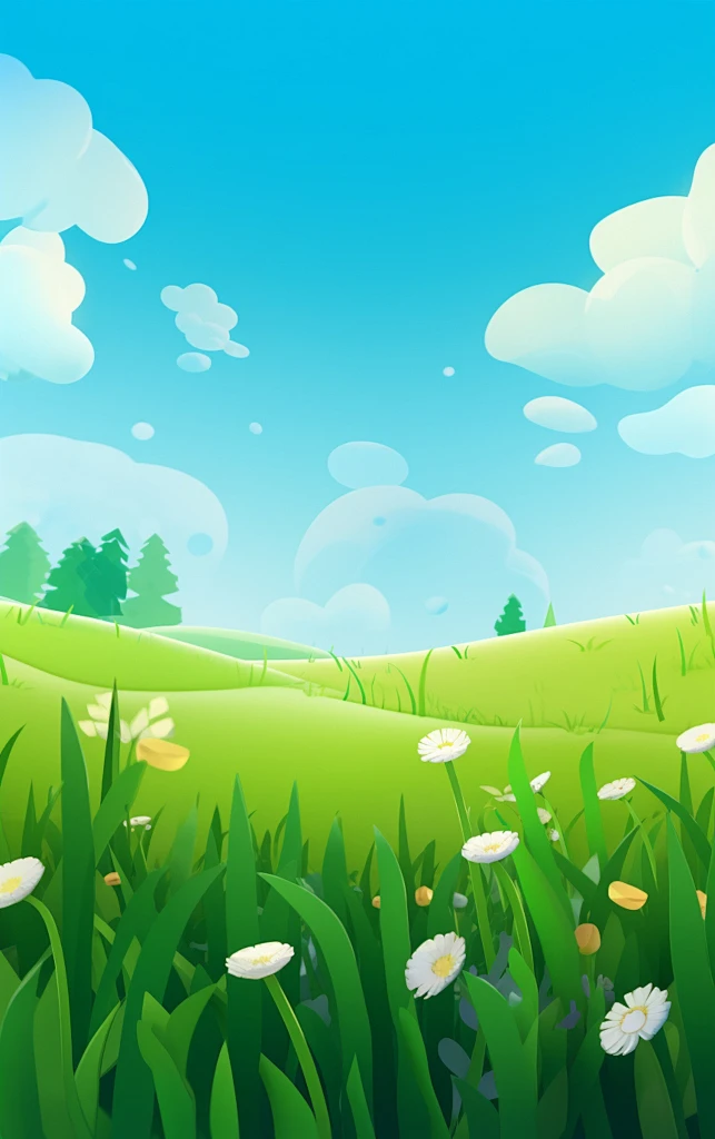 花朵草地植物壁纸背景