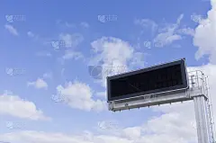 电缆,体育场,天空,留白,水平画幅,消息,无人,半空中,户外,金属