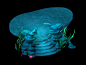 【新提醒】海底世界cg卡通海草海洋生物石头台阶小门3dmax模型下载-￥场景模型 (cg009) 游美网