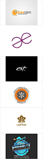 【创意logo设计】单色不单调的极简logo设计。