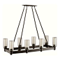 Kichler Lighting - Kichler Lighting 2943OZ Circolo Contemporary Island Light In Olde Bronze - Kichler Lighting 2943OZ Circolo Contemporary Island Light In Olde Bronze