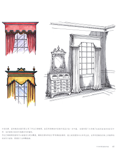 何云杰呃采集到✿《窗帘设计手册》手绘