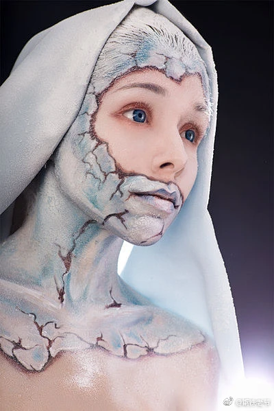 令人惊叹的人体艺术欣赏—艺术家Afemera ​​​​