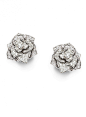 Magic Garden of Piaget　　
　　Ref: G38LJ200　　
　　18K白金耳环，镶饰178颗圆形美钻（约2.80克拉）