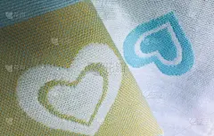 小的,式样,心型,画布,贺卡,纺织品,浪漫,泰国,情人节卡,复古风格