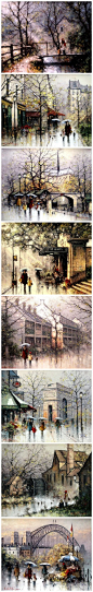 情迷欧洲（Ramon Ward-Thompson ） #水彩#