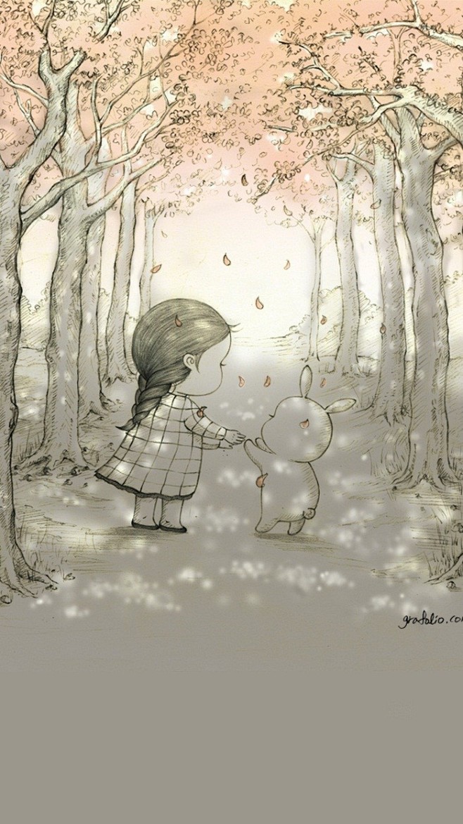 【插画家Coniglio小胖妮儿和兔子的...