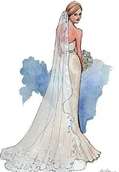 Art｜纽约插画家Inslee Haynes的婚礼主题插画。画下来的婚纱照比照片更美妙！