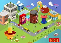 设计思路：

根据参赛命题设计，围绕年轻人爱吃火锅等辛辣食物的特性，以及王老吉产品的广告语“怕上火，喝王老吉”来进行一个插画构架设计。火锅虽然非常美味，但是很容易使人上火。所以人们需要王老吉凉茶来进行清热解毒，此产品适合大人和小孩，不仅是健康生活的体现，还是青春活力的体现。

 

设计主题：

“吉”是所有美好的开始，年轻人喜欢带有刺激性的食物，因此他们很容易上火，而王老吉能够及时帮助他们降火，凉茶具有清热解毒的特性，王老吉成为夏天必备的佳品。

 

 

设计内容：

游泳池的场景可以理解成自由，清