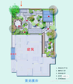 庭院/花园景观设计平面图/庄园/会所/彩平/总图-花瓣网|陪你做生活的设计师 | 计官网