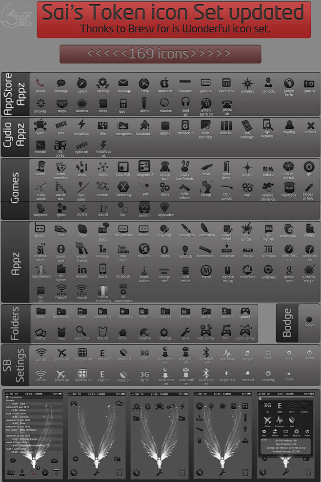 Sai's Token icon set...