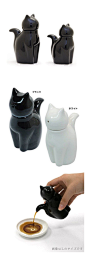 猫咪酱油瓶，从尾巴倒出酱油