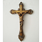 小号欧式天主基督教复古树脂耶稣雕像十字架墙壁装饰挂件客厅书房-淘宝网