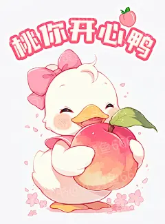卡通鸭鸭吉祥如意图案设计集合啦 - 小红书